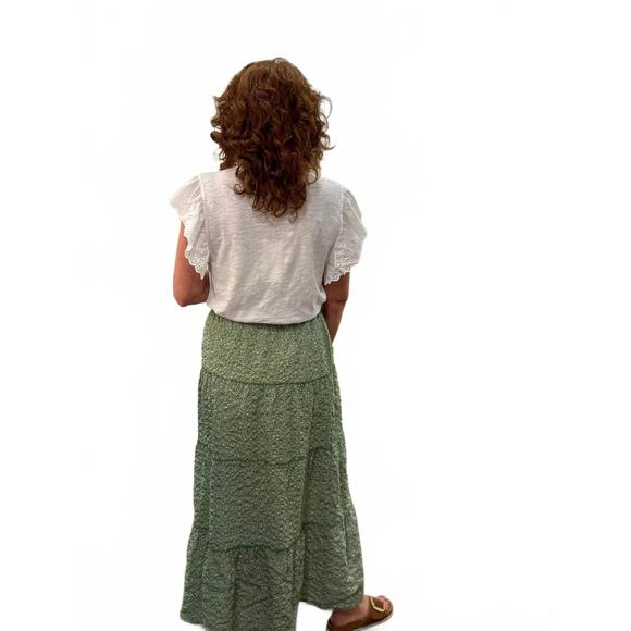 NEW DYLAN asher skirt in fern - Picture 3 of 5